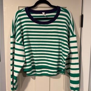 Daily Practice by Anthropology Collegiate cropped sweater